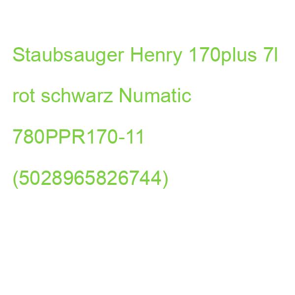 Staubsauger Henry 170plus 7l rot schwarz Numatic PPR170-11 913859 (5028965826720)