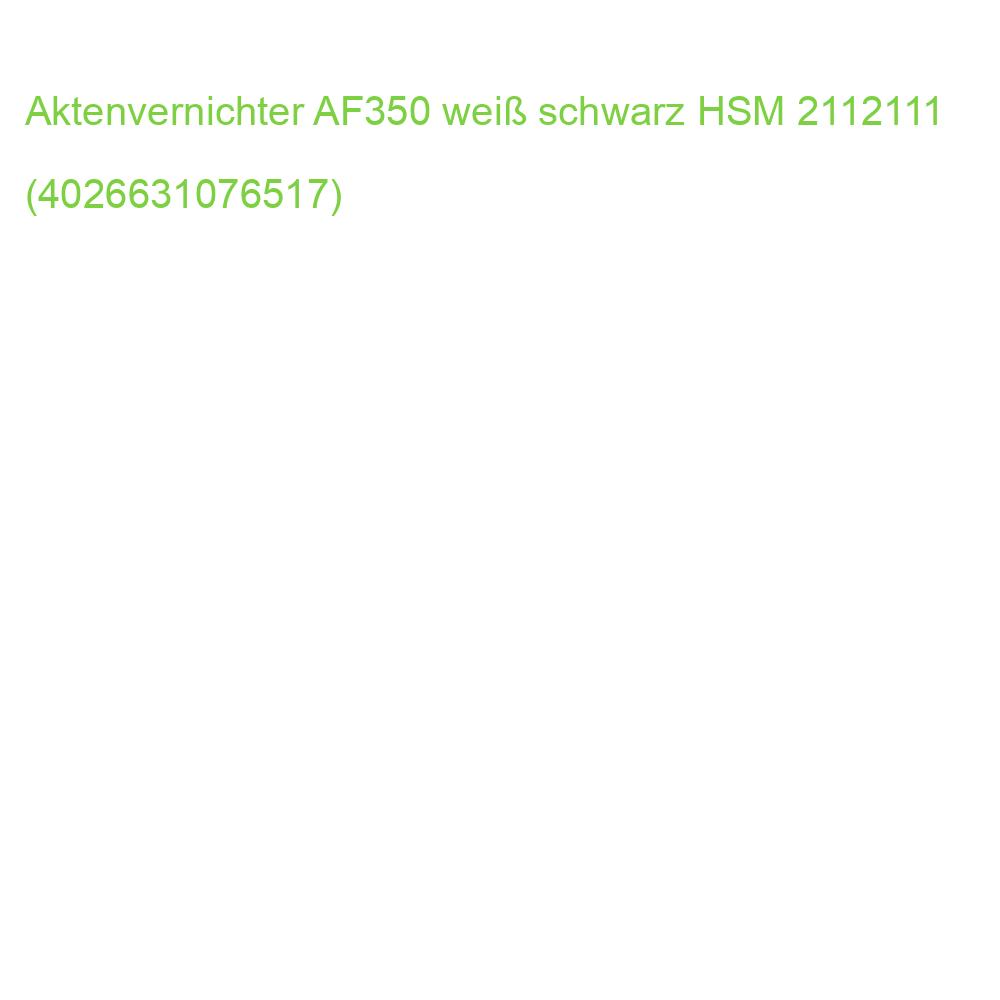 Aktenvernichter SECURIO AF 350 Partikelschnitt 1,9x15 mm Autofeed Rollen HSM 2112111 (4026631076517)