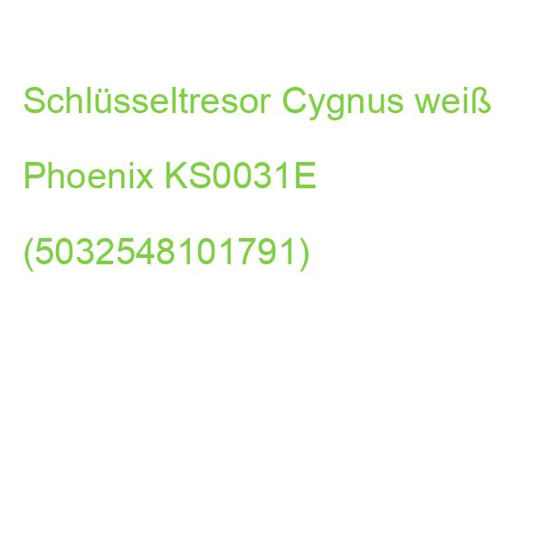 Schlüsseltresor Cygnus Elektronikschloss 30 Haken 300x280x100 mm weiß Phoenix KS0031E (5032548101791)