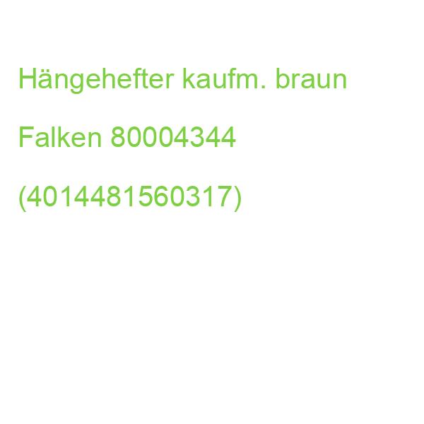 Hängehefter UniReg A4, 230 g qm kfm. Heftung Manila-RC-Karton braun Falken 80004344 (4014481560317)
