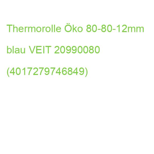 Öko Thermopapierrolle 80-80-12mm blau 5er Pack VEIT 20990080 (4017279746849)
