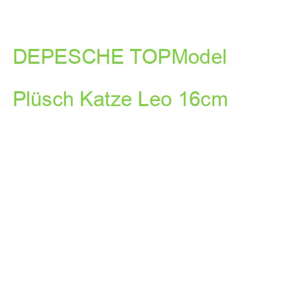 DEPESCHE TOPModel Plüsch Katze Leo 16cm