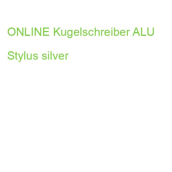 ONLINE Kugelschreiber ALU Stylus silver