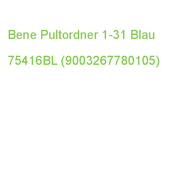 Bene Pultordner 1-31 Blau 75416BL (9003267780105)