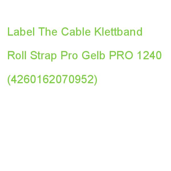 Label The Cable Klettband Roll Strap Pro Gelb PRO 1240 (4260162070952)
