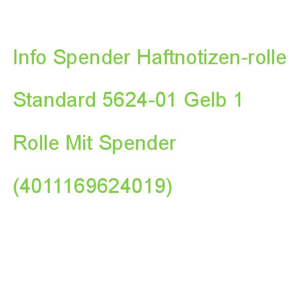 Info Spender Haftnotizen-rolle 5624-01 Gelb, 1 Rolle (4011169624019)