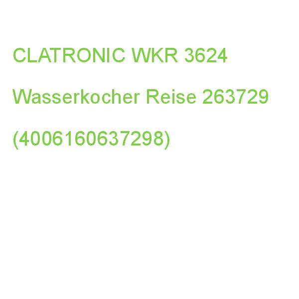 WKR 3624 Wasserkocher Reise CLATRONIC 263729 (4006160637298)