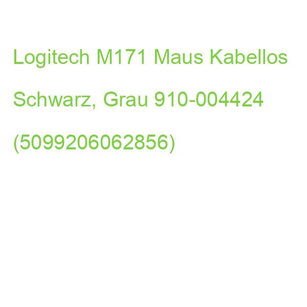 Logitech M171 Maus Kabellos Schwarz, Grau 910-004424 (5099206062856)