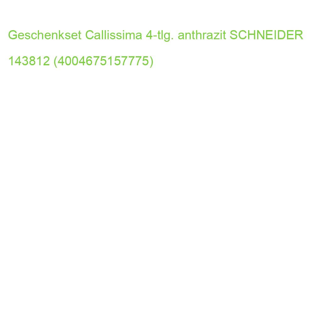 Geschenkset Callissima 4-tlg. anthrazit SCHNEIDER 143812 (4004675157775)