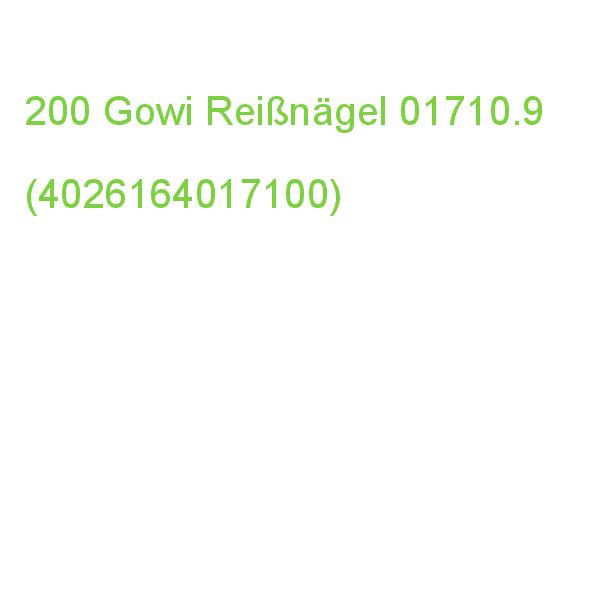200 Gowi Reißnägel 01710.9 (4026164017100)