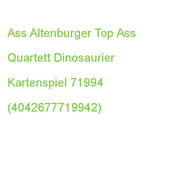 Ass Altenburger Top Ass Quartett Dinosaurier Kartenspiel 10029573-0001 (4042677719942)