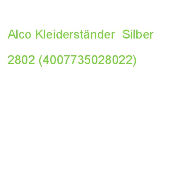 Alco Kleiderständer 2802 Silber Metall 8 Haken 40,0 X 172,0 Cm (4007735028022)