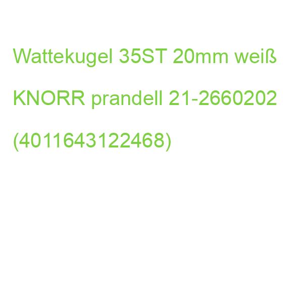 Wattekugel  20 mm weiß 35 Stück KNORR PRANDELL 21-2660202 (4011643122468)