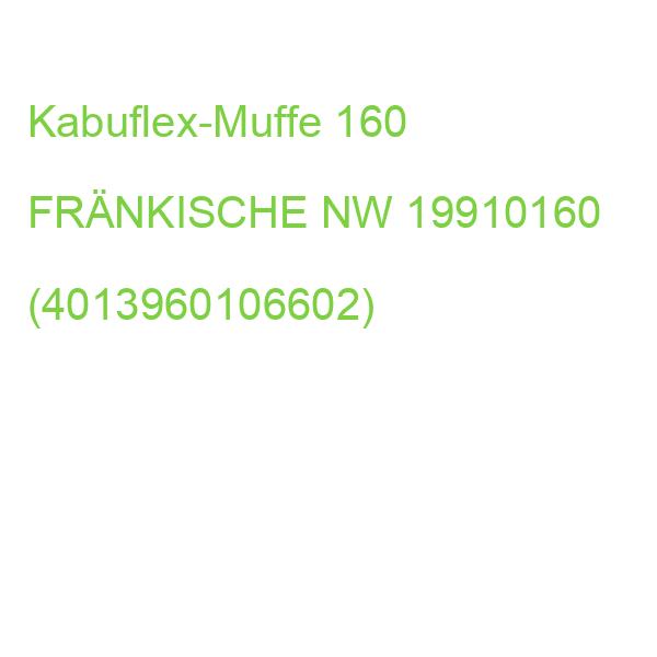 Kabuflex-Muffe 160 FRÄNKISCHE NW 19910160 (4013960106602)