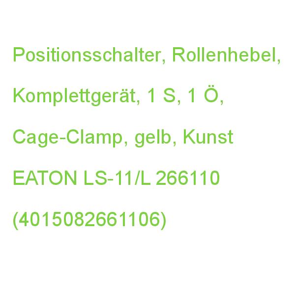 LS-11/L Positionsschalter Rollenhebel EATON 266110 (4015082661106)