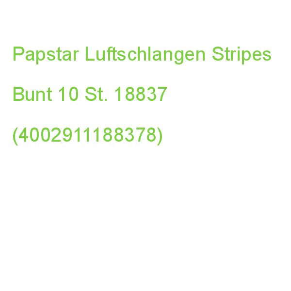 Papstar Luftschlangen Stripes Bunt 10 St. 18837 (4002911188378)