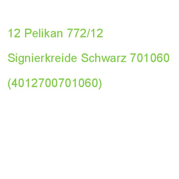 Pelikan 772/12 Signierkreiden Schwarz, 12 St. 400142591 (4012700701060)
