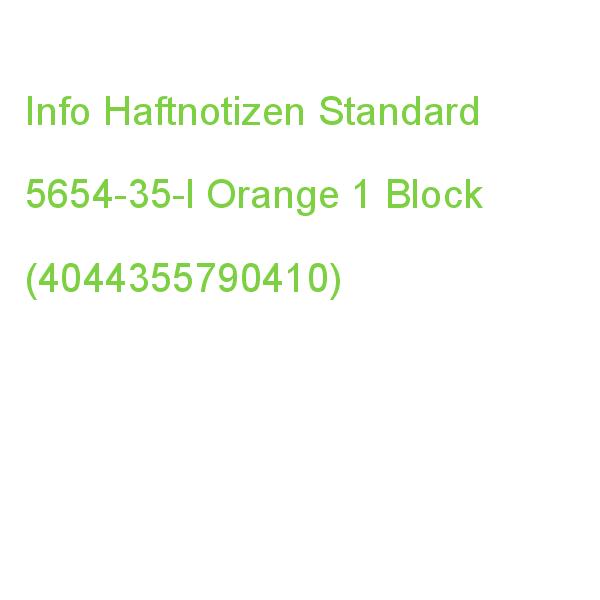 Info Haftnotizen 5654-35-l Orange, 1 Block (4044355790410)
