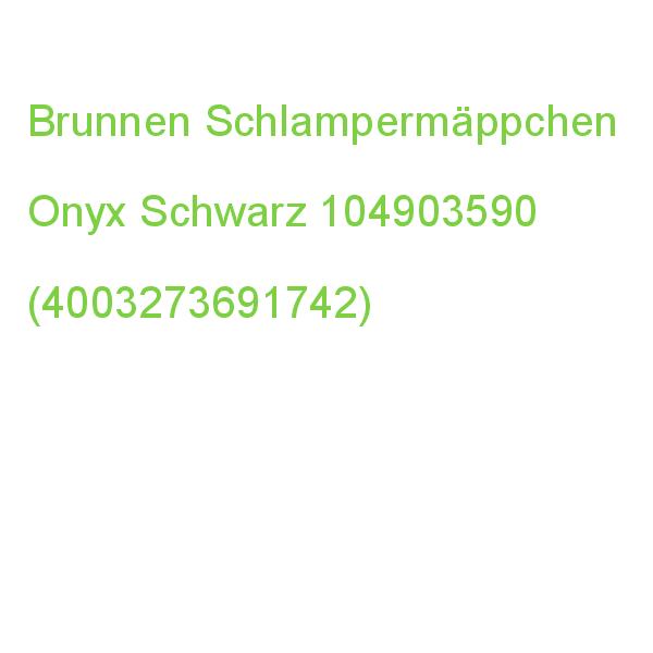 Brunnen Schlampermäppchen Onyx Schwarz, 21,0 X 5,0 Cm 104903590 (4003273691742)