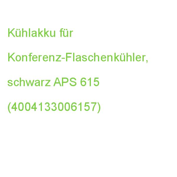 Kühlakku für Konferenz-Flaschenkühler, schwarz APS 615 (4004133006157)