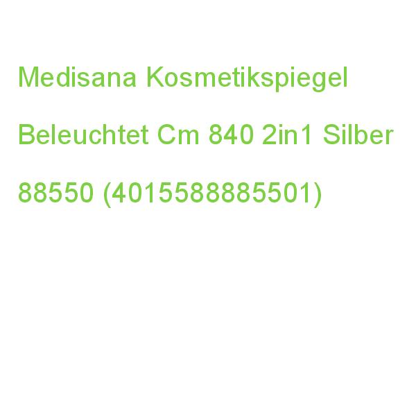 Medisana Kosmetikspiegel Beleuchtet Cm 840 2in1 88550 Silber, Weiß (4015588885501)
