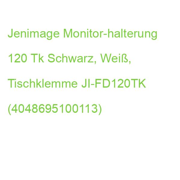 Jenimage Monitor-halterung 120 Tk Ji-fd120tk Schwarz, Weiß Für 1 Monitor, Tischklemme (4048695100113)