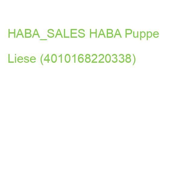 HABA_SALES HABA Puppe Liese (4010168220338)