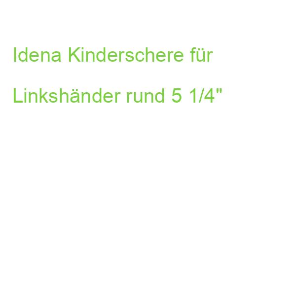 Idena Kinderschere für Linkshänder rund 5 1/4