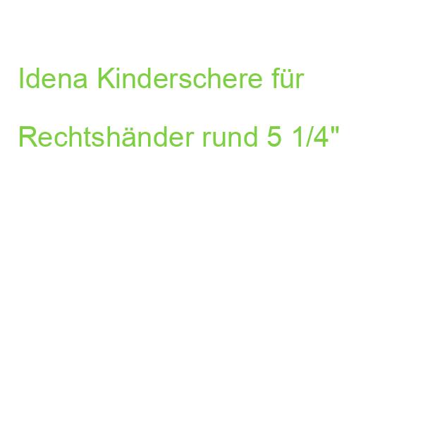 Idena Kinderschere für Rechtshänder rund 5 1/4