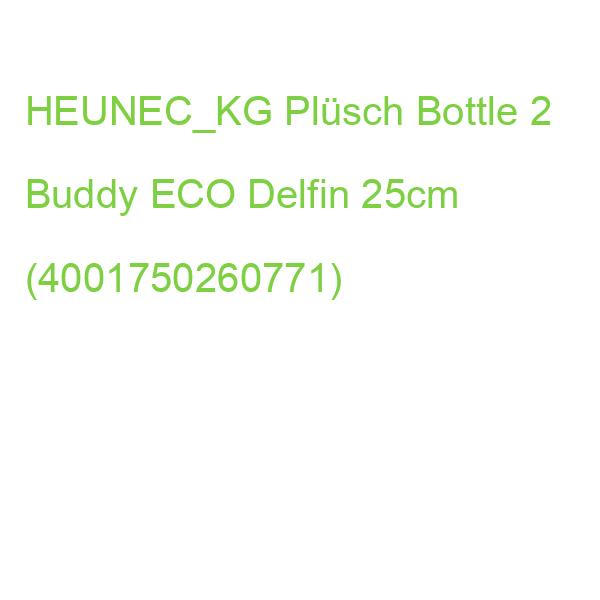 HEUNEC_KG Plüsch Bottle 2 Buddy ECO Delfin 25cm (4001750260771)