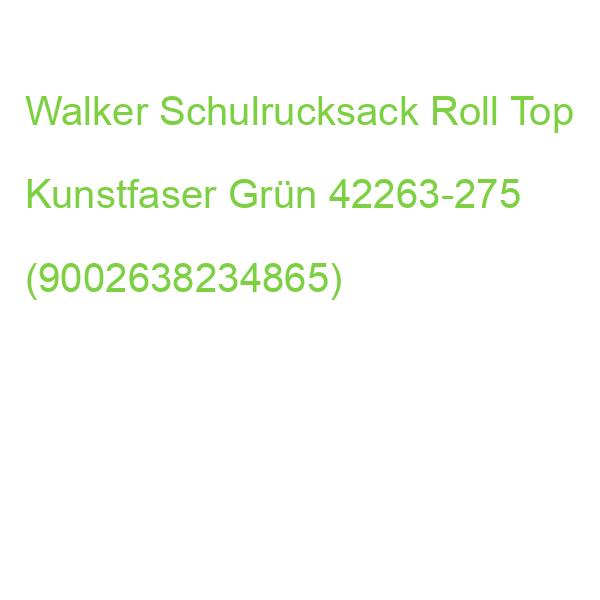 Walker Schulrucksack Roll Top Kunstfaser Grün 42263-275 (9002638234865)