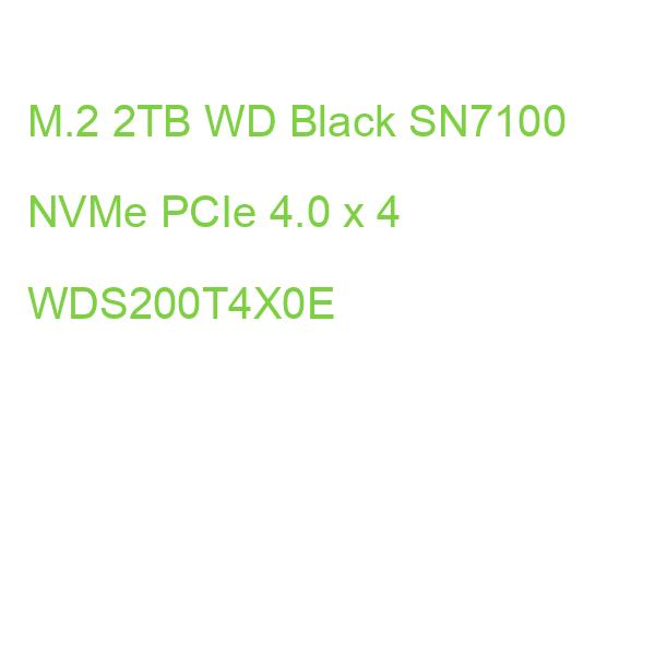M.2 2TB WD Black SN7100 NVMe PCIe 4.0 x 4 WDS200T4X0E