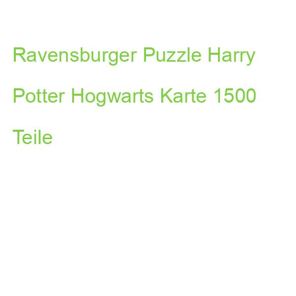 Ravensburger Puzzle Harry Potter Hogwarts Karte 1500 Teile