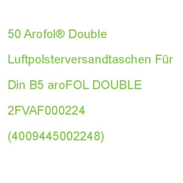 50 Arofol Double Luftpolstertaschen 4/d Grau Für Din B5 2FVAF000224 (4009445002248)