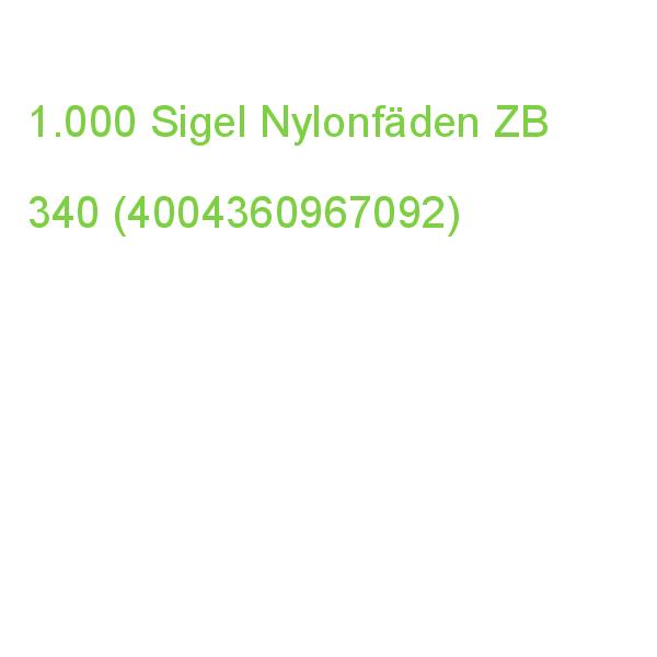 Sigel Sicherheitsfäden 12,5 Cm, 1.000 St. ZB340 (4004360967092)