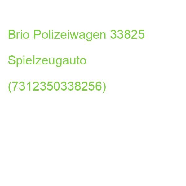 Brio Polizeiwagen 33825 Spielzeugauto (7312350338256)