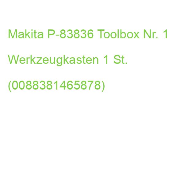 Makita P-83836 Toolbox Nr. 1 Werkzeugkoffer (0088381465878)