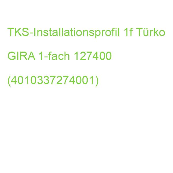 Installationsprofil 1-fach GIRA 127400 (4010337274001)