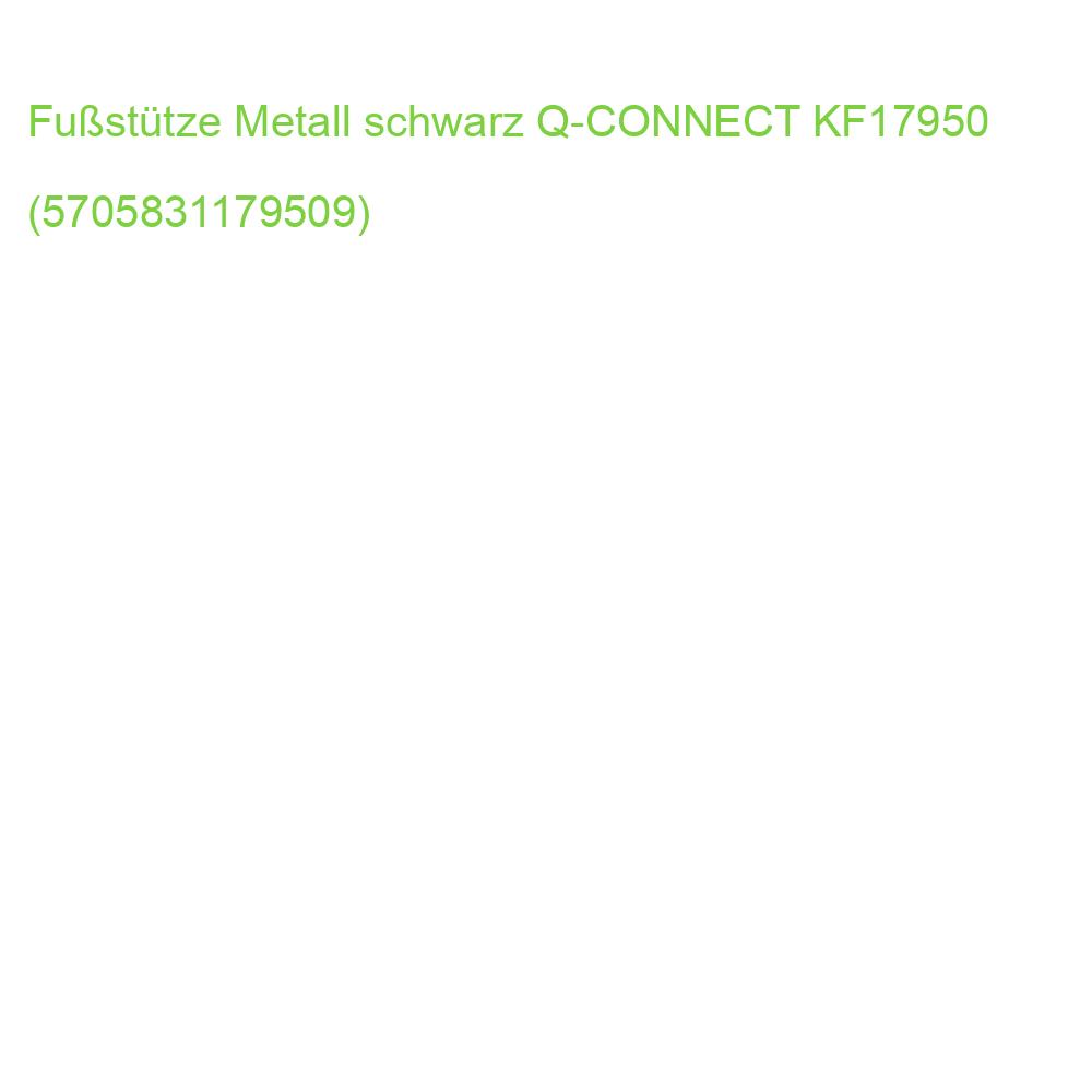 Fußstütze Metall schwarz Q-CONNECT KF17950 (5705831179509)