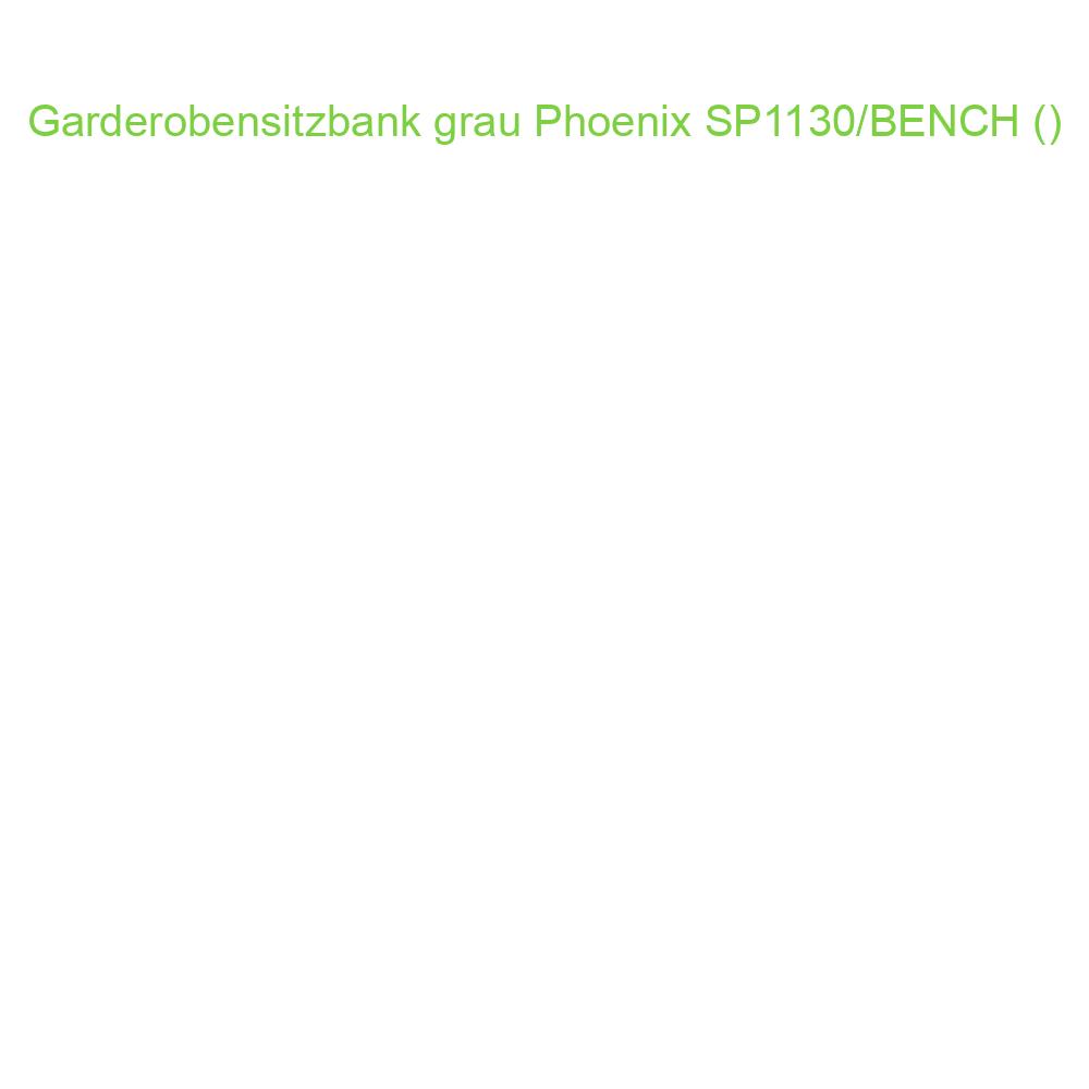 Garderobensitzbank grau Phoenix SP1130/BENCH ()