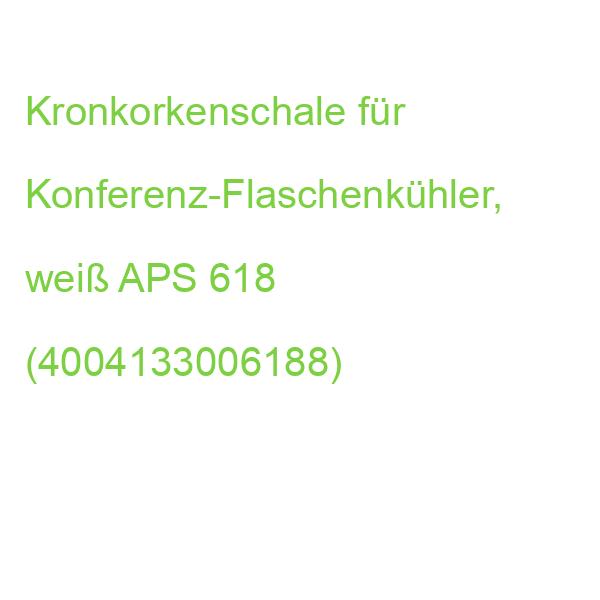 Kronkorkenschale für Konferenz-Flaschenkühler, weiß APS 618 (4004133006188)