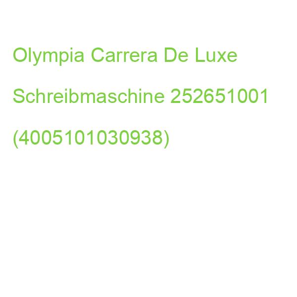 Olympia Carrera De Luxe Schreibmaschine 252651001 (4005101030938)