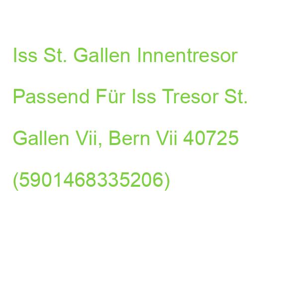 Iss St. Gallen Innentresor Passend Für Iss Tresor St. Gallen Vii, Bern Vii 40725 (5901468335206)