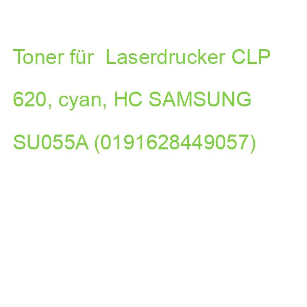 Toner für Laserdrucker CLP 620, cyan, HC SAMSUNG SU055A (0191628449057)