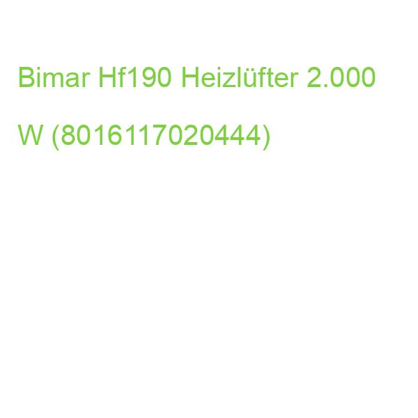 Bimar Hf190 Heizlüfter 2.000 W (8016117020444)