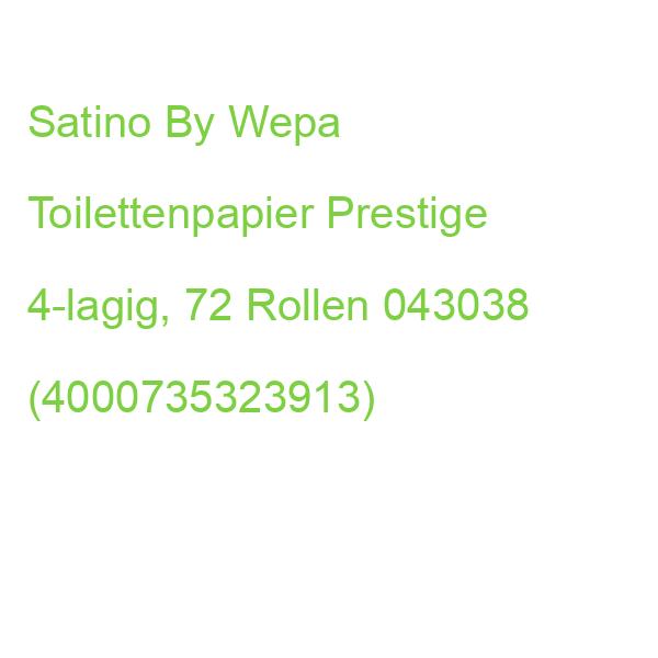 Satino Toilettenpapier Prestige 4-lagig, 72 Rollen 043038 (4000735323913)