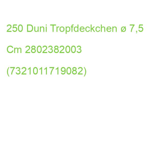 250 Duni Tropfdeckchen  7,5 Cm 2802382003 (7321011719082)