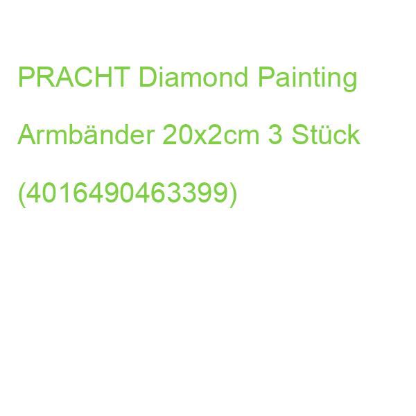 PRACHT Diamond Painting Armbänder 20x2cm 3 Stück (4016490463399)