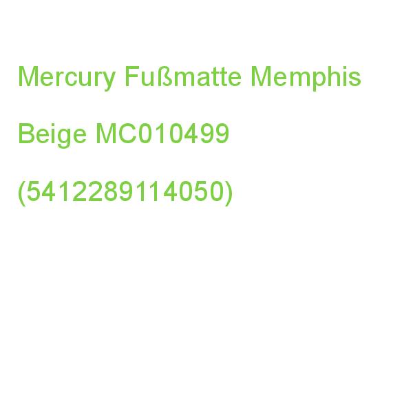 Mercury Fußmatte Memphis Beige 60,0 X 80,0 Cm MC010499 (5412289114050)