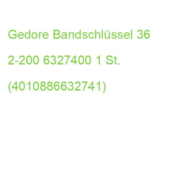 Gedore Bandschlüssel 36 2-200 6327400 1 St. (4010886632741)